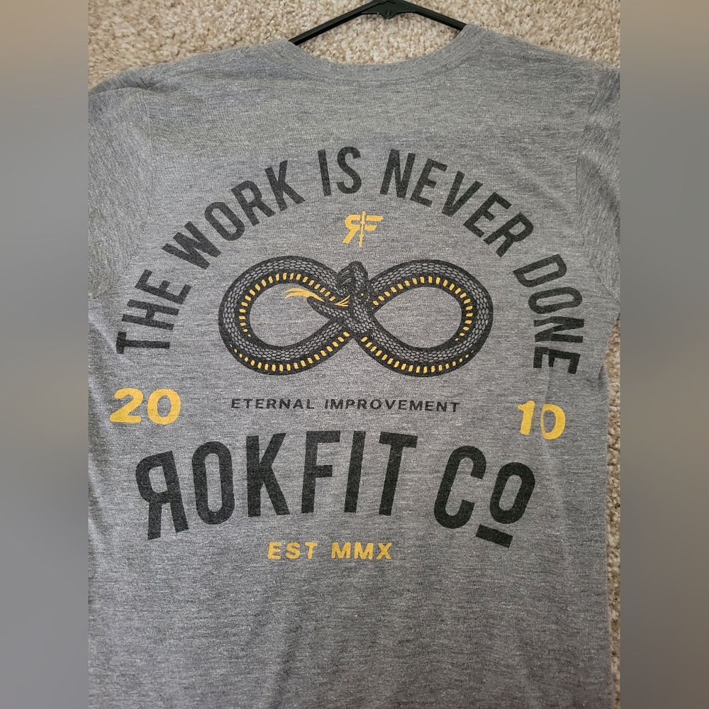 Rokfit The Work Is Never Done Snakes Shirt